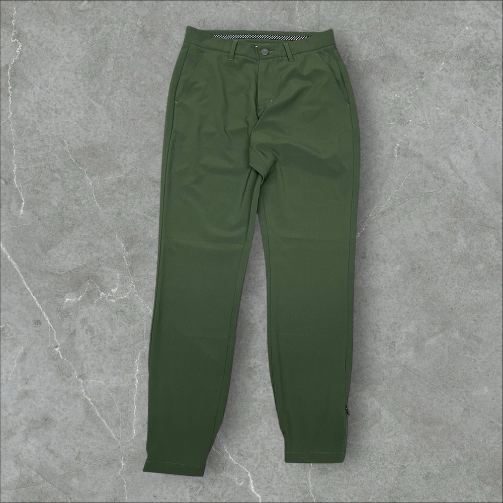 Primo Pants Mens‎ 28x30 Green Golf Performance Stretch Athleisure Slim Trousers